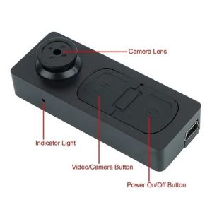 cámara espia en forma de boton